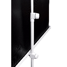 Экран 150x150 см TriScreen 1:1 напольный рулонный белый84' Matt White (MW), черный корпус