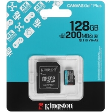 Флеш карта microSDXC 128Gb Kingston SDCG4/128GbSP Canvas Go! Plus w/o adapter