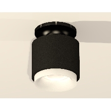 Светильник Ambrella Light XS7511064 SBK/PBK/FR черный песок/черный полированный/белый матовый MR16 GU5.3 (N7926, C7511, N7165)