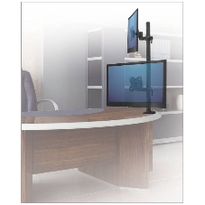 Настольное наклонно-поворотное крепление Kromax OFFICE-5, для 2-х LCD мониторов 13