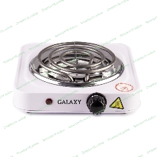 Плита настольная электрическая Galaxy Line GL 3003, белый, электрическая, 1000 Вт