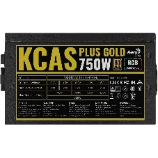 Блок питания Aerocool/Formula KCAS PLUS GOLD 750W (750W, ATX v2.4, APFC, Fan ARGB 12cm, 80+ Gold, Retail)