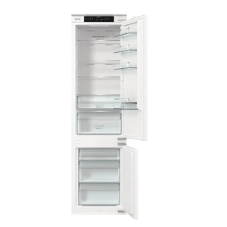 Встраиваемый холодильник Gorenje NRKI519141 белый двухкамерный 207/68 л морозилка снизу, No Frost