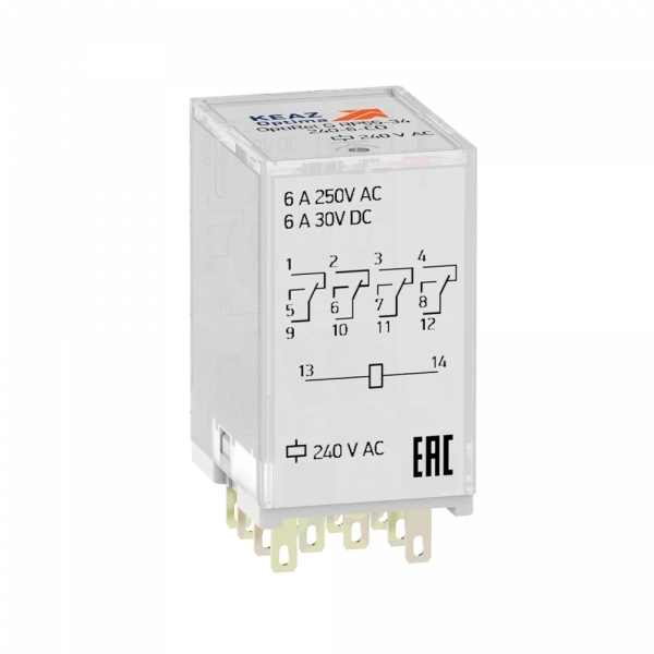 Реле промежуточное OptiRel G RP55-34-12D-6-CO