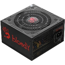Блок питания Bloody BD-PS500W, 500Вт, 80 PLUS белый, 120мм,черный