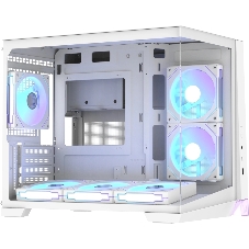 Корпус Formula Crystal Z4M Plus белый без БП mATX 3x120mm 1xUSB3.0 audio bott PSU
