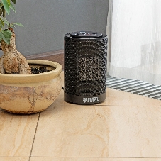 Тепловентилятор керамический Denzel DTFC-1200S, черный, 600/1200 Вт, 12 м2, 3 режима, термостат