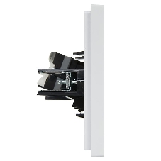 Розетка компьютерная RJ45 кат.5E FORTE&PIANO FP232 бел. IEK FP-K10-1-K01