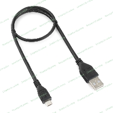 Кабель Gembird/Cablexpert USB 2.0 Pro, AM/microBM 5P, 0.5м, экран, черный, пакет