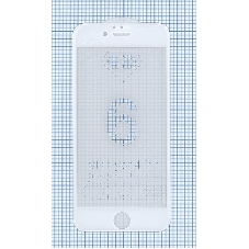 Защитное стекло 4D для Apple iPhone 6/6S белый