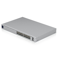 Коммутатор Ubiquiti UniFi Switch Pro 24, 24×1 Гбит/с + 2×10 Гбит/с SFP+ Uplink, управляемый