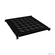Полка регулируемая CABEUS RA-J018-FC-700-100KG-BK для шкафов и открытых стоек, УСИЛЕННАЯ ДО 100 КГ., (RAL 9004) черный