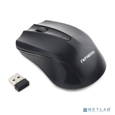 Мышь беспроводная Гарнизон GMW-430 черный, 1200 dpi, радиоканал, USB, кнопки - 3