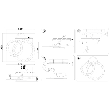 Светильник Ambrella light FA8511/3 WH белый 143W 3000K-6400K 500*500*80 (ПДУ РАДИО 2.4G)