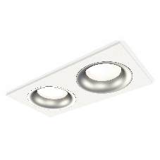 Комплект встраиваемого светильника Ambrella light XC7635004 SWH/MCH белый песок/хром матовый MR16 GU5.3 (C7635, N7013)