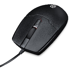 Мышь проводная Oklick 147M черный, 1600 dpi, PS/2, кнопки - 3