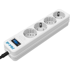 Сетевой фильтр ZIS PILOT Surge protector Pilot SG5 5 outlets (GP), 10A/2.2kVt, automatic circuit-breaker, 3 m