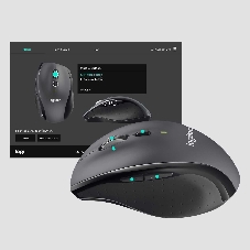Мышь беспроводная Logitech M705 черный, 1000 dpi, радиоканал, USB, кнопки - 7
