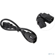 Кабель монитор-компьютер (UPS->уст-во) ExeGate Power EC-0,5P (С13->С14) VDE-250V-3*0.75-CU,10A, 0.5м