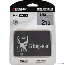 Накопитель SSD Kingston KC600, 2Tb, SATA III, 2.5