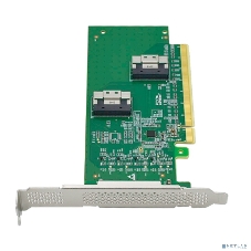 Адаптер для SSD PCIe x16 to Two SlimSAS SFF-8654 8i Adapter
