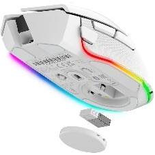 Мышь беспроводная/проводная Razer Basilisk V3 Pro 35K белый, 35000 dpi, радиоканал, Bluetooth, USB, кнопки - 11