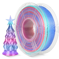 Филамент NVPrint Silk PLA+ Rainbow 02 для 3D печати диаметр 1.75мм длина 330 метров масса 1 кг Филамент NVPrint Silk PLA+ Rainbow 02 для 3D печати диаметр 1.75мм длина 330 метров масса 1 кг