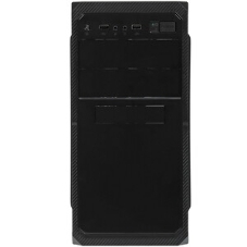 Компьютерный корпус Minitower ExeGate BA-202-UNS350 (mATX, БП UNS350 с вент. 12см, 2хUSB, аудио, черный)