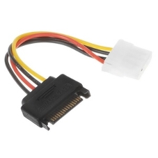 Кабель питания SATA Cablexpert CC-SATA-PS-M, 15 см, sata 15pin/molex 4pin, пакет