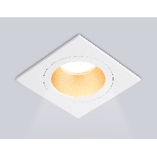 Встраиваемый точечный светильник Ambrella light TN102827 WH/GD белый/золото GU5.3 92*92*50