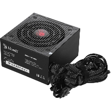 Блок питания Bloody BD-PS500W, 500Вт, 80 PLUS белый, 120мм,черный