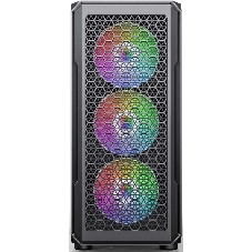 Компьютерный корпус Accord 3338 черный без БП ATX 1xUSB2.0 1xUSB3.0 1xUSB3.1 audio bott PSU