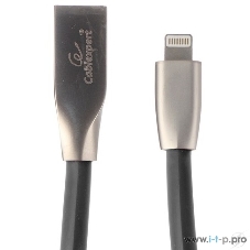 Кабель Cablexpert для Apple CC-G-APUSB01Bk-1M, AM/Lightning, серия Gold, длина 1м, черный, блистер