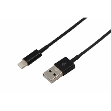 Кабель USB Rexant для iPhone 5/6/7 моделей шнур 1 м черный Кабель USB Rexant для iPhone 5/6/7 моделей шнур 1 м черный