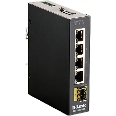 Коммутатор D-Link DIS-100G-5SW/A1A, 4×1 Гбит/с + 1×1 Гбит/с SFP, неуправляемый