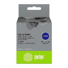 Картридж ленточный Cactus CS-LK7WBN черный шрифт, белый фон (36 мм, 9 м) для Epson LW1000P/Z700/Z900