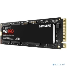 Накопитель SSD Samsung 990 PRO, 2Tb, PCIe 4.0 x4, M.2 2280, NVMe, R/W 7450/6900