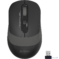 Мышь беспроводная A4Tech Fstyler FG10S черный/серый, 2000 dpi, радиоканал, USB, кнопки - 4