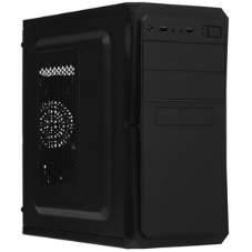 Компьютерный корпус Minitower ExeGate BA-202-UNS350 (mATX, БП UNS350 с вент. 12см, 2хUSB, аудио, черный)