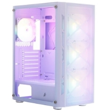 Компьютерный корпус 1STPLAYER FIREBASE XP White/ATX/4x120мм LED fans/XP-WH-4F1-W
