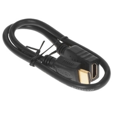 Кабель-удлинитель HDMI Cablexpert CC-HDMI4X-0.5M, 19M/19F, v2.0, позол.разъемы, экран, 0.5м, черный, пакет
