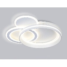 Светильник Ambrella light FA8511/3 WH белый 143W 3000K-6400K 500*500*80 (ПДУ РАДИО 2.4G)