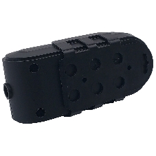 Ovivo Колодка 2-местн. с/з черная 700-080000-112