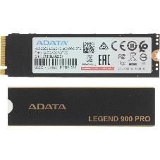 Накопитель SSD ADATA LEGEND 900 PRO, 2Tb, PCIe 4.0 x4, M.2 2280, NVMe, R/W 7400/6500