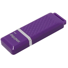 Флешка USB Smartbuy Quartz violet (SB4GbQZ-V), 4Gb, USB 2.0, R/W 20/10, фиолетовый
