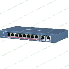 Коммутатор HIKVISION DS-3E0310HP-E, 7 портов PoE, 1 порт HiPoe