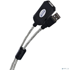 Кабель AM/AF USB2.0 10м AOpen удлинитель активный(с усилителем) USB2.0-repeater, ACU823-10M