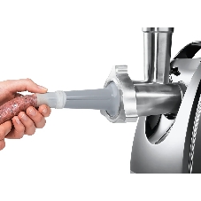 Мясорубка электрическая Bosch MFW67440 черный, 2000 Вт, 3.5 кг/мин, реверс, защита от перегрузки, насадки - 4