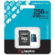 Флеш карта microSDXC 256Gb Kingston SDCG4/256Gb Canvas Go! Plus A2 + adapter