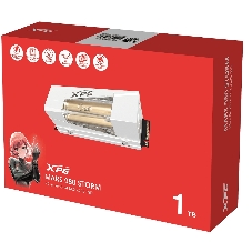Накопитель SSD ADATA XPG MARS 980 STORM, 1000Gb, M.2(22x80мм), NVMe, PCIe 5.0 x4, 3D NAND, R/W 14000/10000Mb/s, IOPs 1 600 000/1 650 000, TbW 740, DWPD 0.4, with Heat Sink (5 лет)